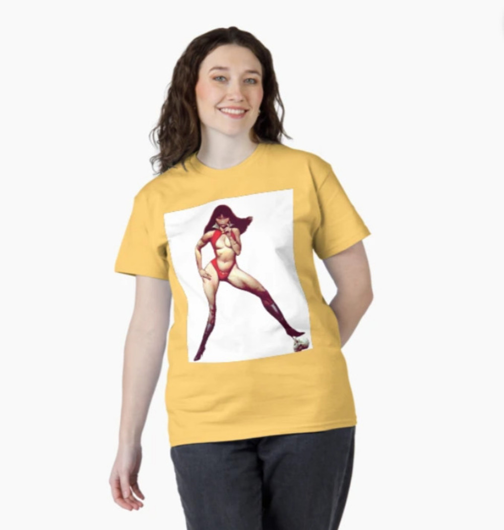 Vampirella Skull Classic T Shirt Daisy